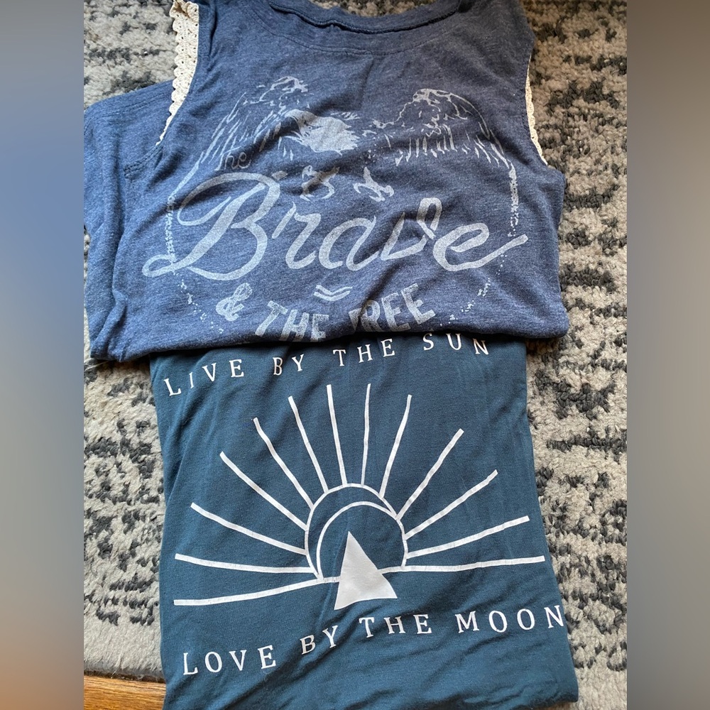 Soft and stretchy tank and shirt